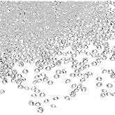 uxcell 10000Pcs Wedding Table Scatter Confetti Fake Crystals Acrylic Diamonds Rhinestones Vase Fillers Gems for Crafts, Party, Table Centerpiece Decor, Bridal Shower Party (White, 3mm)