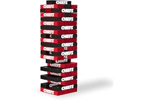 Wild Sports NFL Kansas City Chiefs Table Top Stackers 3" x 1" x .5", Team Color