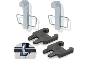 Aussio (2+2 Set) Combo Pack 4 1/4" x1 3/4" Premium Snap L-Pins for Weight Distribution Hitches, Sway Bracket Jacket Compatible with E2 Hitch Sway Control Brackets 6k 8k 10k 12k 14k, Eliminate Noise