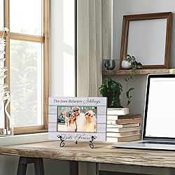 Yuansail Siblings Picture Frame, 4x6 Wooden Frame