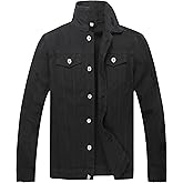 CIVYCEBY Denim Jeans Jackets For Slim Fit Destroyed Distressed Fashion Ripped Vintage Coat Jeans Jacket