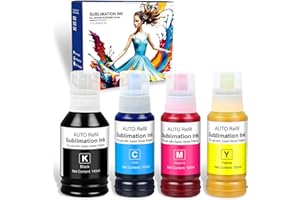 445ml Sublimation Ink for EPSON Ecotank 2800, Sublimation Ink Eoctank 15000, Eoctank 2850 ET-2750 ET-3850 ET-4850 ET 2803 ET-