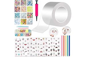 YIXIPAZH Nano Tape Bubble kit Balloons Nano Tape bubbls kit Squishy Kits bloonies Plastic Bubbles White Balloons Bulk Bubbles