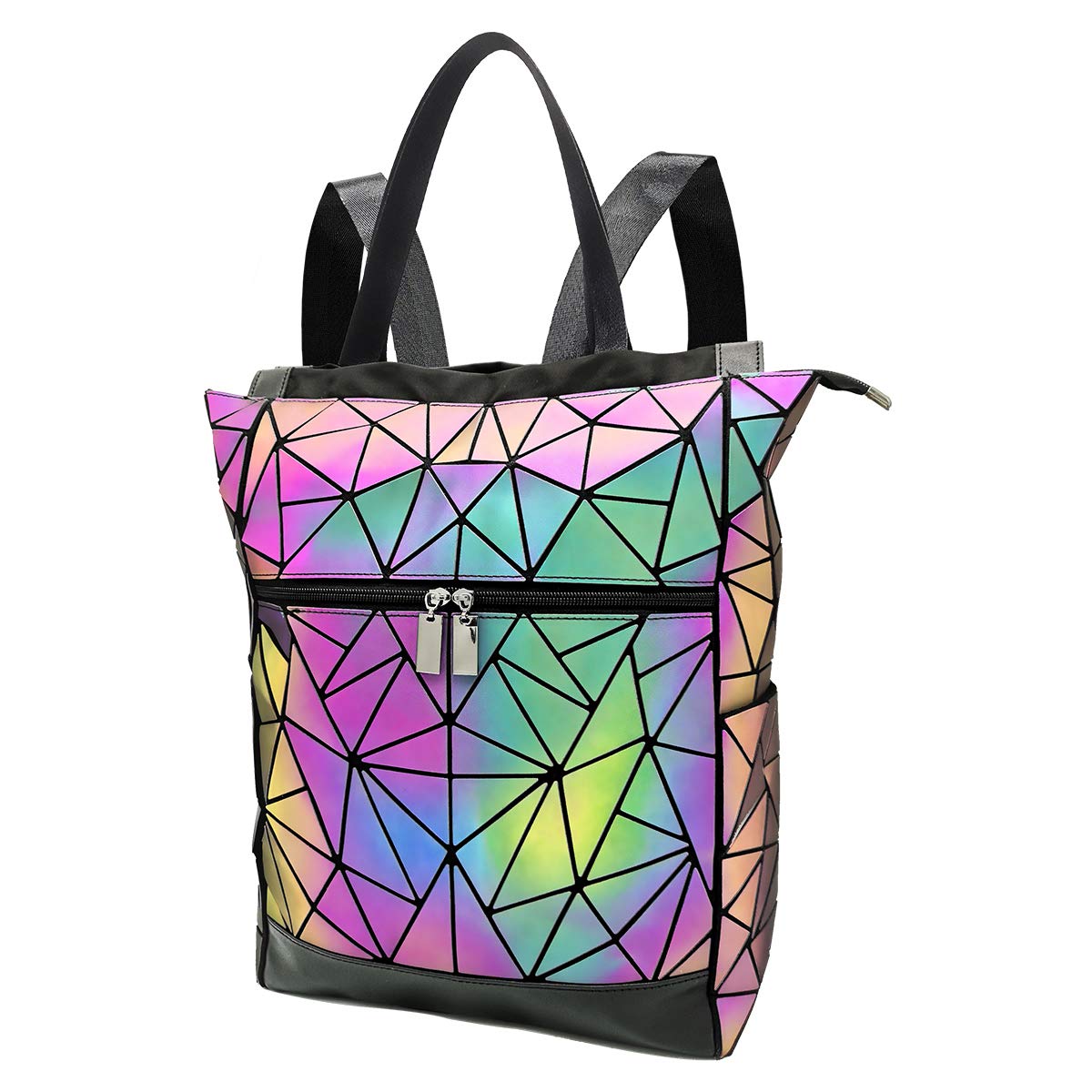 iridescent bag geometric