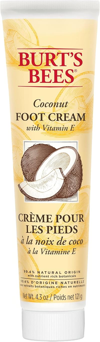 Burt's Bees Coconut Foot Cream for Cracked Heels Dry Skin 121g Heel Repair