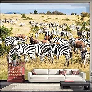 Serie de animales de cebra de sabana africana HD Imprimir decoración de