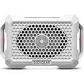 ECOXGEAR Defender: Outdoor Portable Bluetooth Speaker, 121dB Massive Sound, Waterproof and Drop Proof, with LED Party Lights, Pair up to 100, 25+ Hours Playtime (Whitewater)