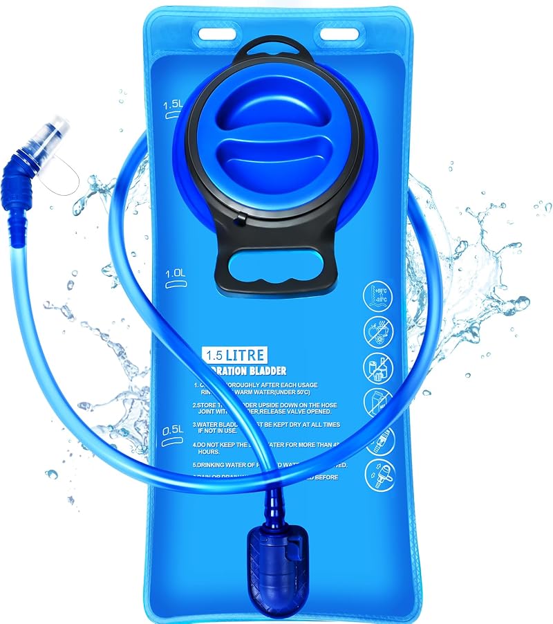 Arcwind Hydration Bladder 1.5L 2L 3L BPA Free Leakproof Large Opening