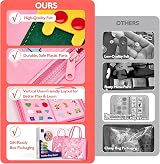 Hahaland Montessori Busy Board 21 in 1 Pink Unicorn for 3+ Years view 5