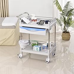 Rolling Utility Cart,Qiwey Medical Utility Cart