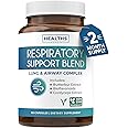 Respiratory Lung Health Supplement - Invigorating Lung Support Supplement Helps Support Clear Airways Mucus Removal and Seasonal or Year Round Lung Detox - Vegan Herbal Clear Lungs Formula (2 Months)
