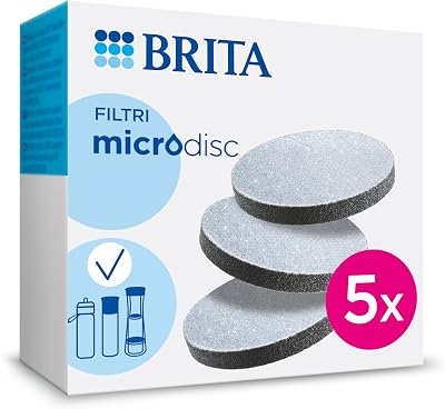 BRITA MicroDisc Pro 5 Gray 5 Pack Filtration Discs for Bottles