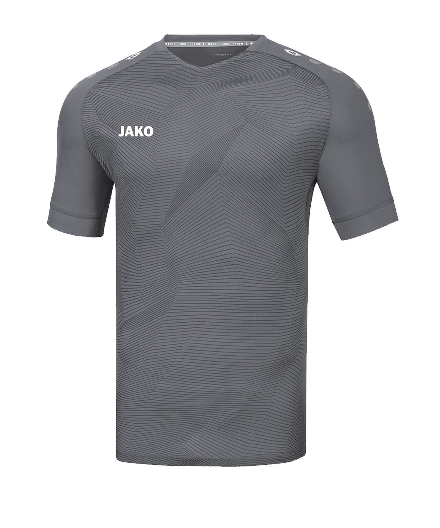JAKO Men's Premium Ka Jersey, Mens, Shirt, 4210, Stone Grey, XXL