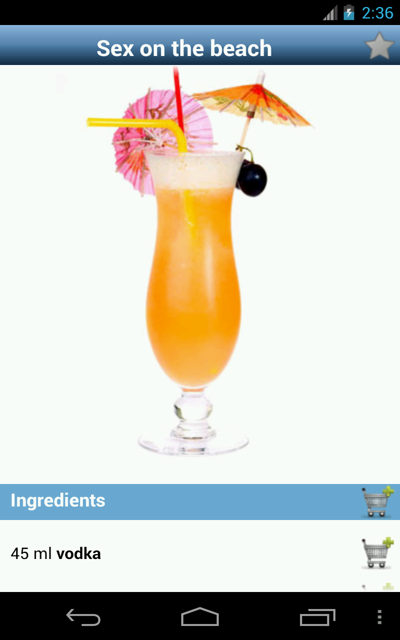 SOS Cocktail Pro - drink recipes - Thumbnail 3