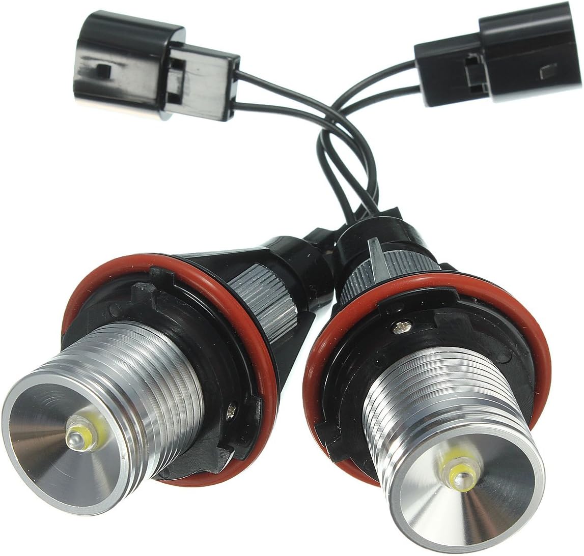 1Pair Car 3W LED Halo Angel Eyes Light Bulb Lamp For BMW E39 M5 MS E53 E59 E60 E63 E64 E65 E66 E83 E53 6312694048 63126916097