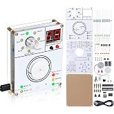 DIY Washing Machine Simulation Kit, ICSTATION Simulated Washing Machine Control System Soldering Project with LED Lights DIY Electronic Kits for High School &amp; College Students Learning STEM Education