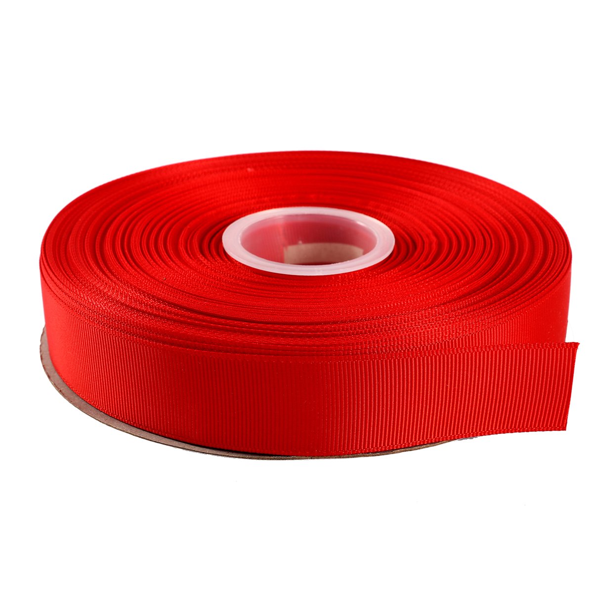 ITIsparkle 25mm Grosgrain Ribbon 45 Meters-Roll Set for Gift Wrapping Scrap Books Party Favor Hair Braids Hair Bow Baby Shower Decoration Floral Arrangement Craft Supplies, Red Ribbon