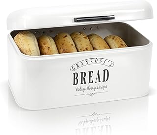 Granrosi Retro Brotkasten - Kompakte Brotbox hält Brot und Brötchen länger frisch und ist EIN Hingucker in jeder Küche
