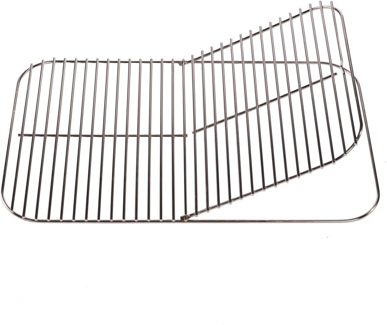 PK Grills Standard Hinged Cooking Grid BBQ Grate Steel Fits All PK Barbecue Grills Manufactured Since 1997, F6-RUKA-E55O, Silver