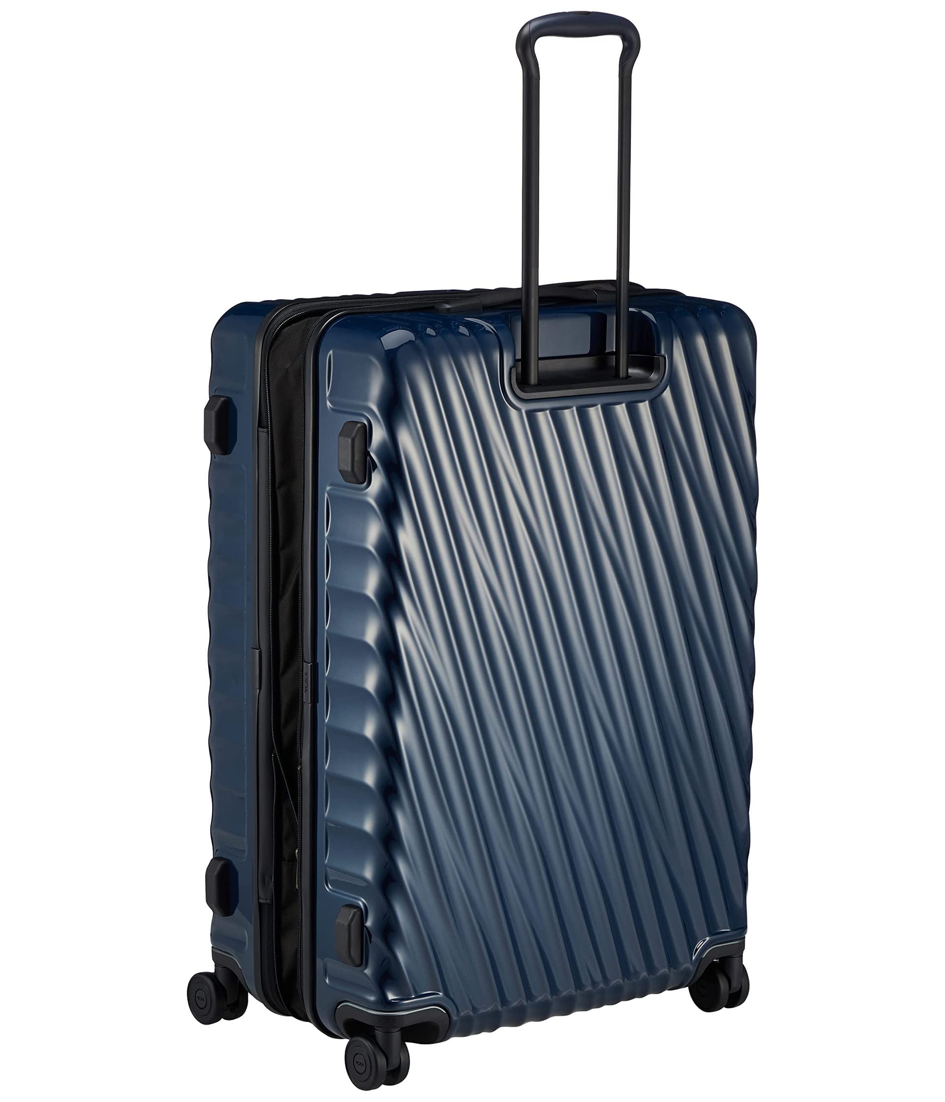 TUMI 19 Degree Extended Trip Expandable 4 Wheeled Packing Case - Hard Shell Suitcase - Roller Suitcase Checked Bag - Navy