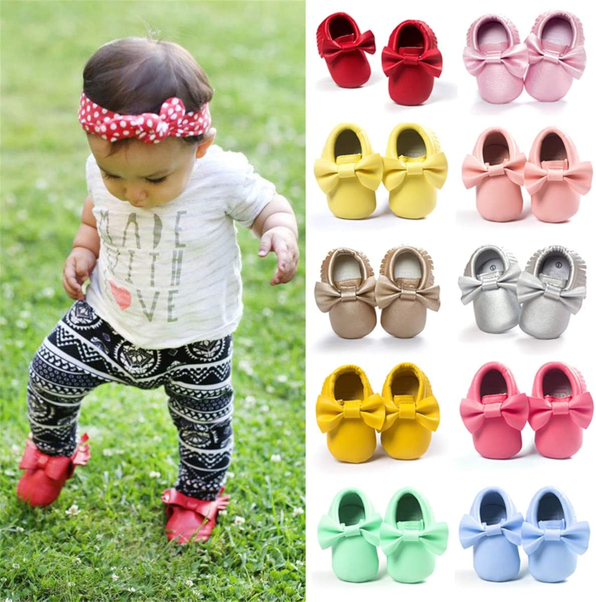 baby girl moccasin shoes