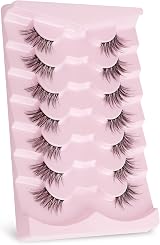 Onlyall Half Lashes Natural 3/4 Black Band C18 9-16mm Corner Lashes view 6
