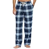 Ashford & Brooks Mens Super Soft Flannel Plaid Pajama Sleep Pants