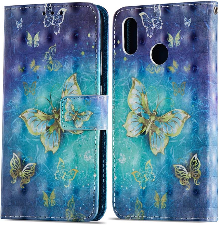 Huawei P20 Lite Case, Premium Leather Flip P20 Lite Phone Cases Wallet Protective Cover for Huawei P20 Lite/Huawei Nova 3E 5.84 Inch - [NOT for Huawei P20 / P20 Pro]