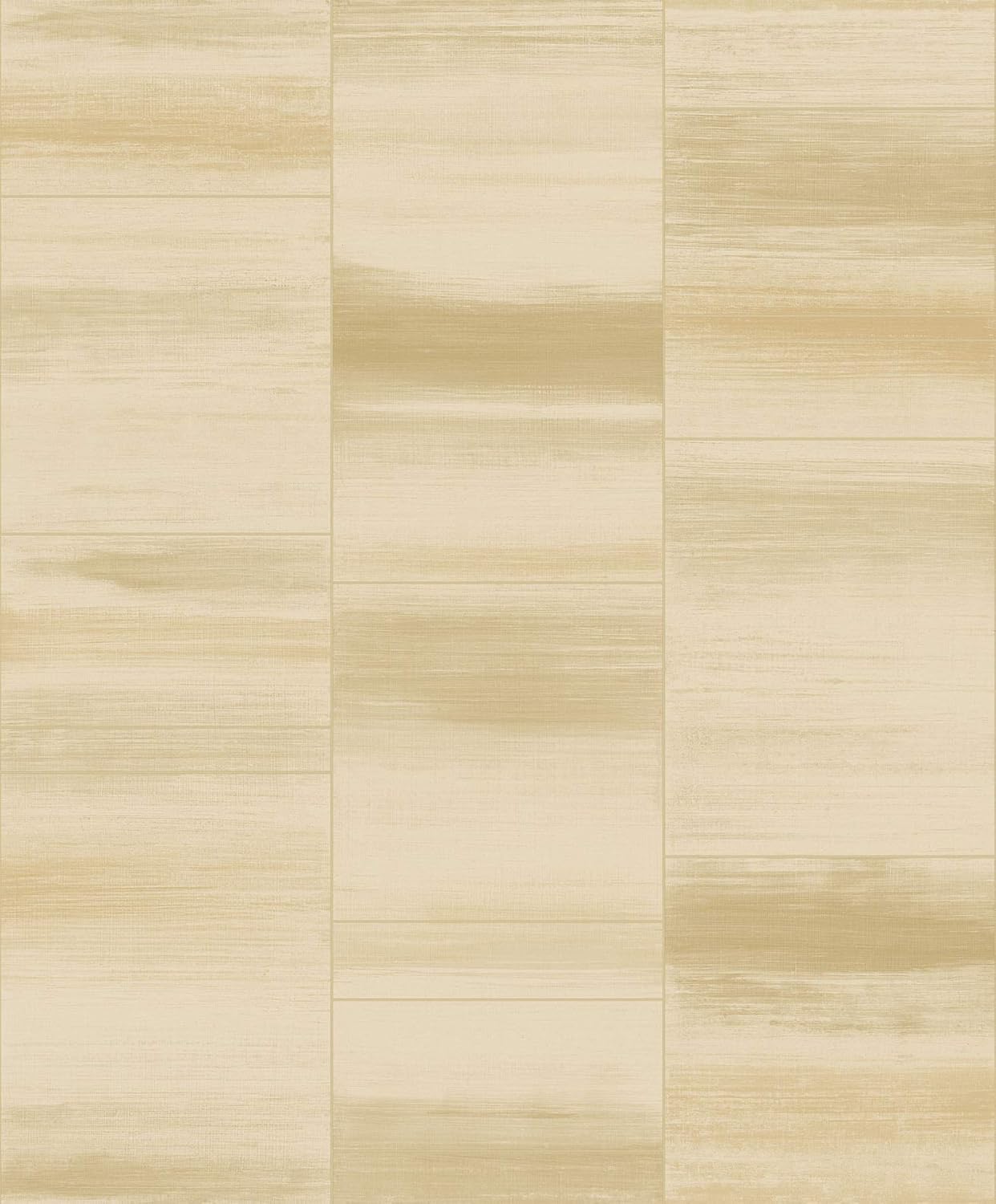 Galerie G67742 Special FX Metallic Tile Design Wallpaper, Yellow/Gold, 10m x 53cm, Yellow/ Gold