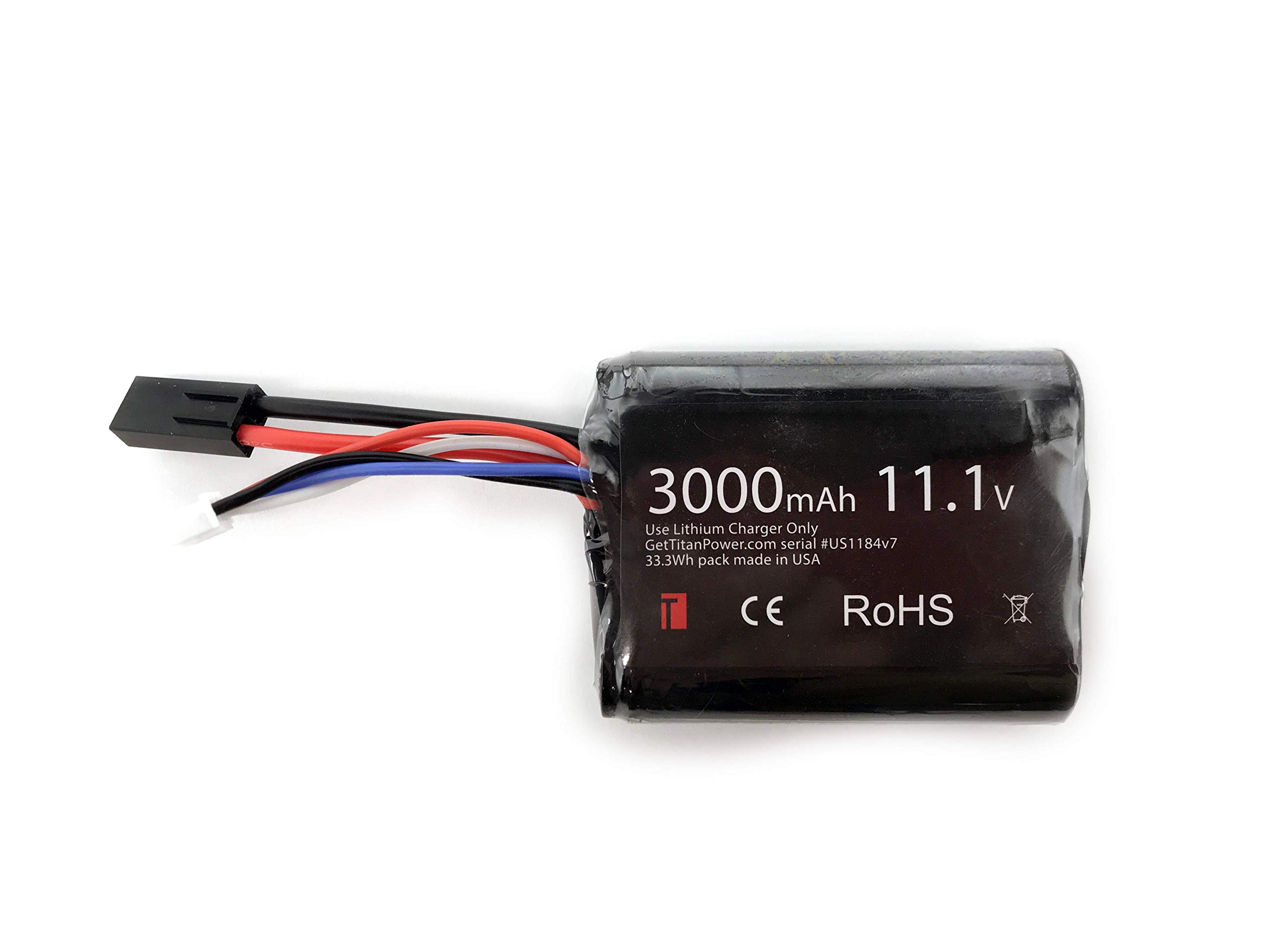 Titan Airsoft Battery 3000mAh 11.1v Brick Tamiya