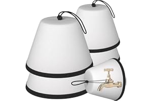 WALIPUIL Outdoor Faucet Covers - 4 Pack, Foam Spigot Covers for Winter Insulation