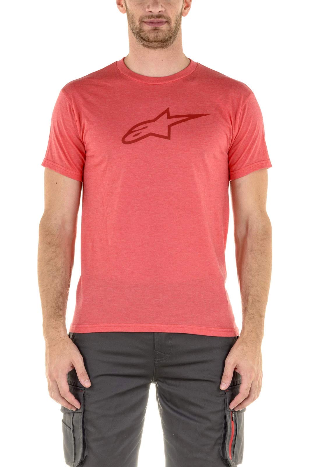 Alpinestars Men's Modern Fit Short Sleeves 146 GSM Logo T-Shirt