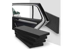 Fosmon Large Garage Wall Protector 15.7"x5.9"x0.78" (4 Packs), Diamond Shape EVA Foam (Withstand Up to 300LB Impact) with Fib
