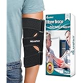 Adult Kid Elbow Brace Splint Cubital Tunnel Syndrome Adjustable Elbow Support Brace Fracture Immobilizer Protector Tennis Arm Stabilizer Night Sleep Elbow Arthritis Tendonitis Pain Relief Splint Wrap