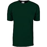 Shaka Wear Men's T Shirt – Max Heavyweight Cotton Short Sleeve Crew Neck Plain Tee Top Tshirts Regular Big Tall Size S-7XL
