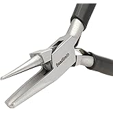 The Beadsmith Concave (Hollow)/Round Nose Pliers – Wire Looping and Wire Bending Pliers, 5 inches (127mm), Tool for Jewelry Making