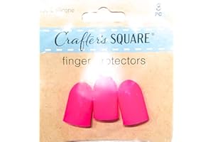 Crafter's Square Finger Protectors Pack of 3 Pink