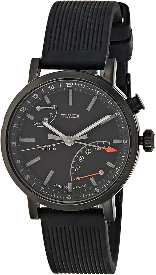 Timex Metropolitan Men's Black Dial Interchangeable Band Watch Gift Set