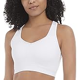 Jockey Womens Active Lotus Crossover Racerback Sports Bra