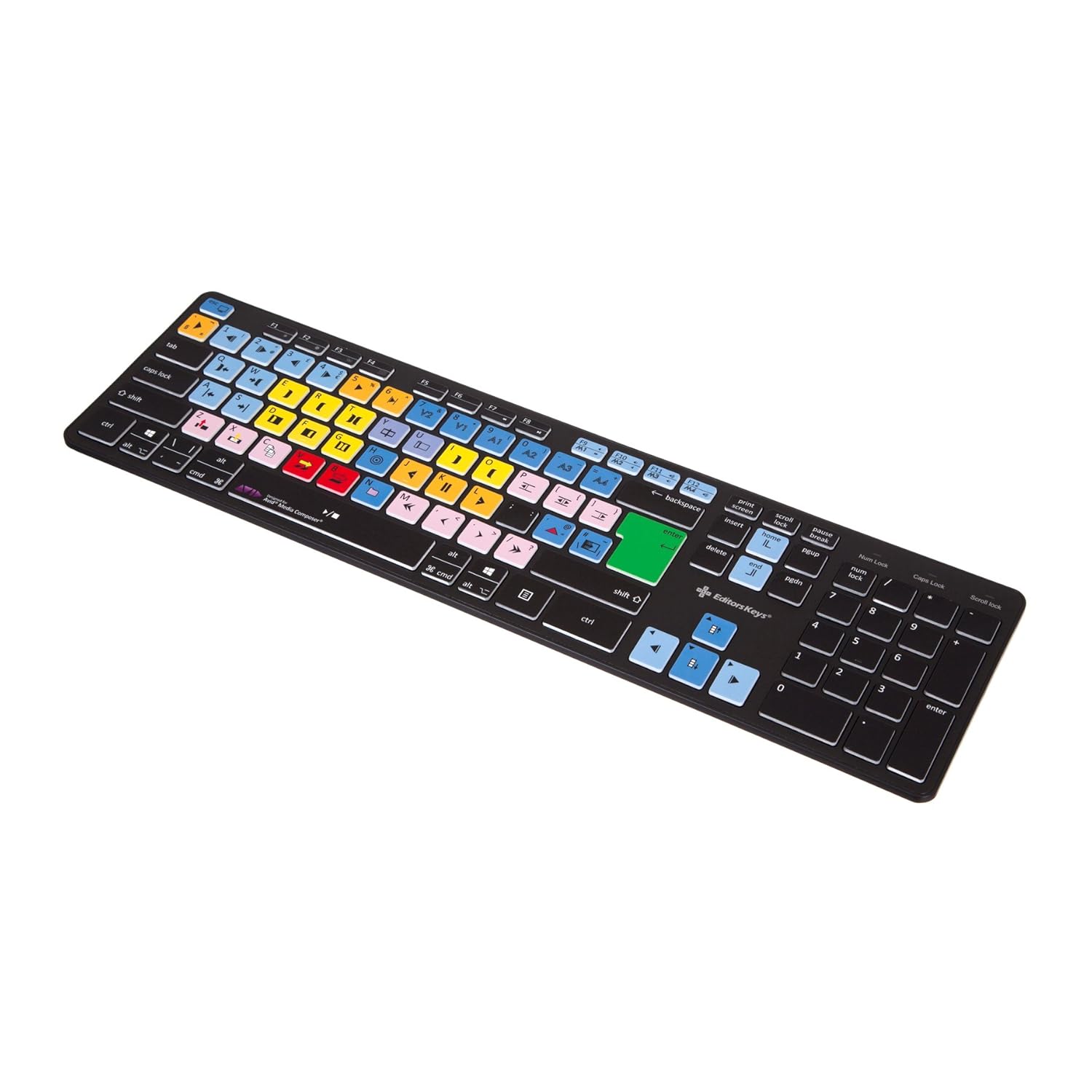 Avid Media Composer Keyboard for PC Slimline Editors Keys Video Editing