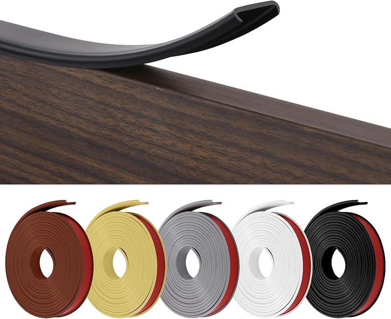 Flintronic U-Shape Edge Banding 5m 12mm TPE Self-Adhesive Furniture Edge Trim