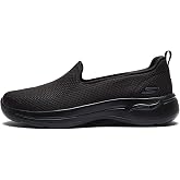 Skechers Women's Arch Fit Infinity Cool Sneaker | Memory Foam cushioned comfort insole, Machine washable, Lightweight flexible shock-absorbing midsole, Bungee Slip-on