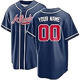 GLOOLVEEG Custom Baseball Jersey for Men Women Personalized Baseball Shirts The Name Number and Logo for Sports Fans