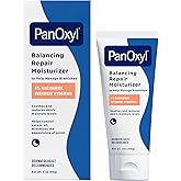 PanOxyl PM Balancing Repair Moisturizer with Niacinamide, Ceramides and Cica, Hydrating Face Moisturizer, Acne Prone Skin and Dry Skin, Non-Comedogenic Night Face Moisturizer, 3 oz