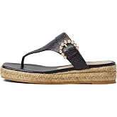 Stuart Weitzman Pearl Buckle Espadrille Sandal