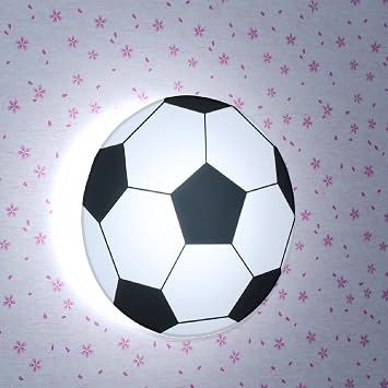Juiang Runde Led Lichtquelle Fussball Wandlampe Theme Bar Shop