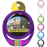 Ainiv Bike Lock, 25 inch Bike Lock Cable, 4 Digits Codes Cable Locks-Purple | Portable Anti Theft Resettable Combinations Coiling Bicycle Lock for Bike, Motorbike, Scooter, Skateboard, Gate, Fence