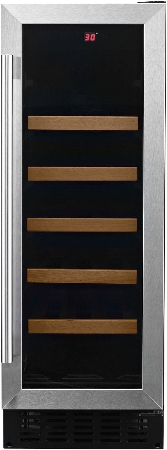 White Westinghouse 45 Bottles Dual Zone Wine Cooler with Stainless Steel Door Frame (White)