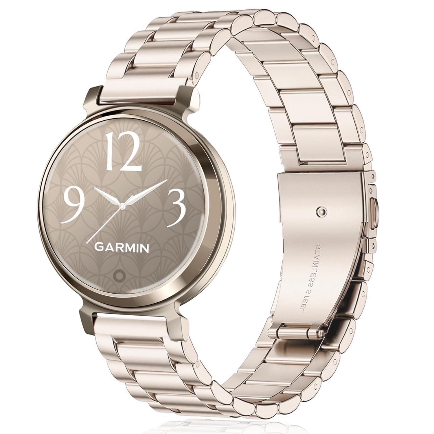 Issinlky Metal band for Garmin Lily 2, 14MM Stainless Steel strap for Garmin Lily 2 Damen