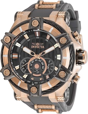 INVICTA Reloj Analógico para Hombre de Cuarzo con Correa en Silicona 30042